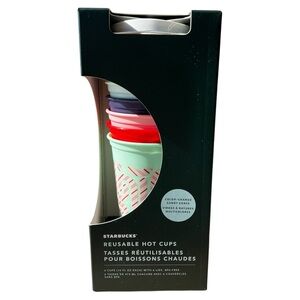 🆕 Starbucks Candy Cane Color Changing Reusable Hot Cups